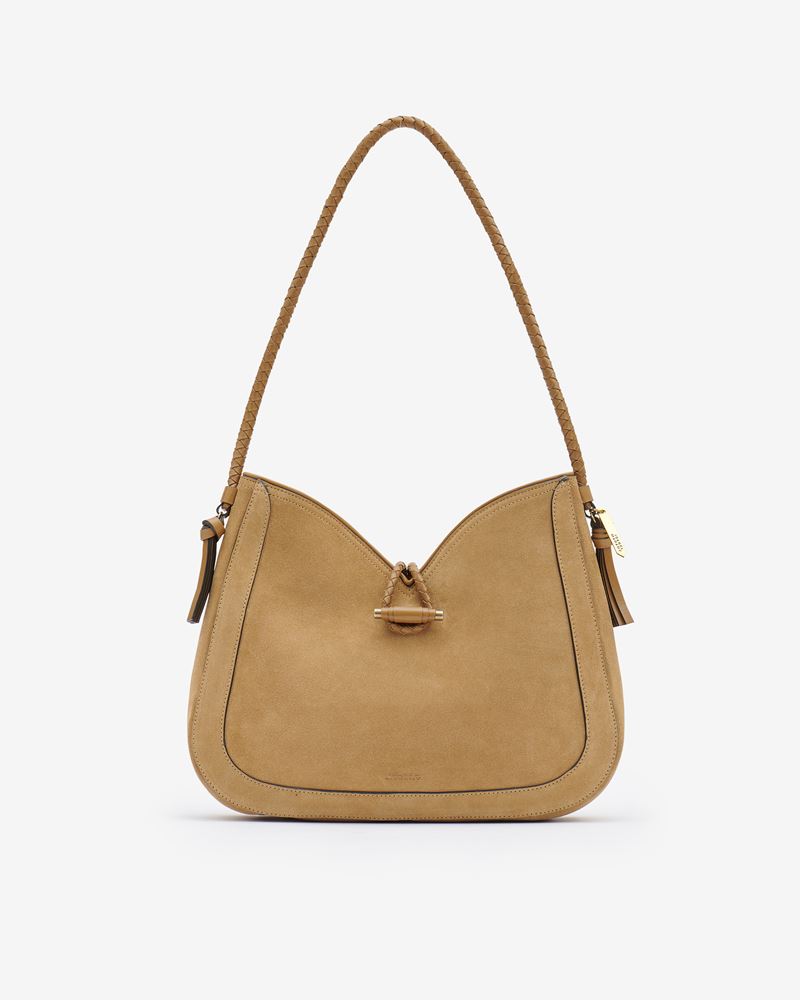 VIGO SUEDE LEATHER HOBO SHOULDER BAG